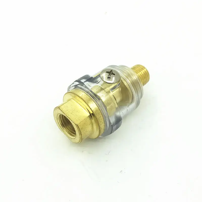 1/4 ''NPT البسيطة مضمنة مزيتة الداهن ل هوائي أداة أجزاء ضاغط الهواء (الكومبريسور) التزييت التلقائي مع فلتر