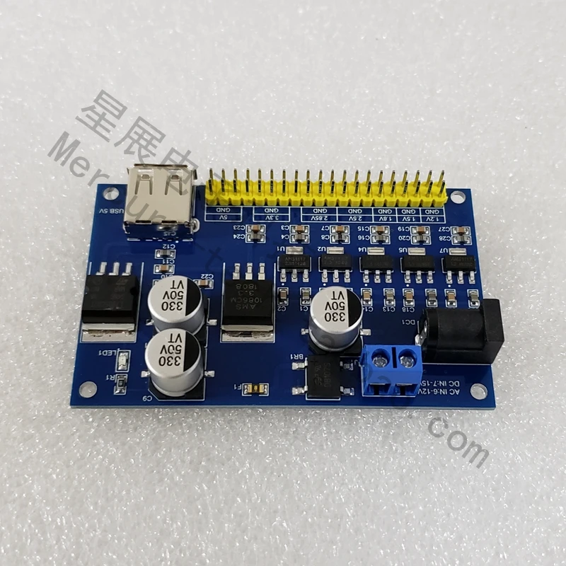 Multi channel linear voltage stabilizing module 5v3.3v2.8v2.5v1.8v1.5v1.2v step-down power supply multi-channel output