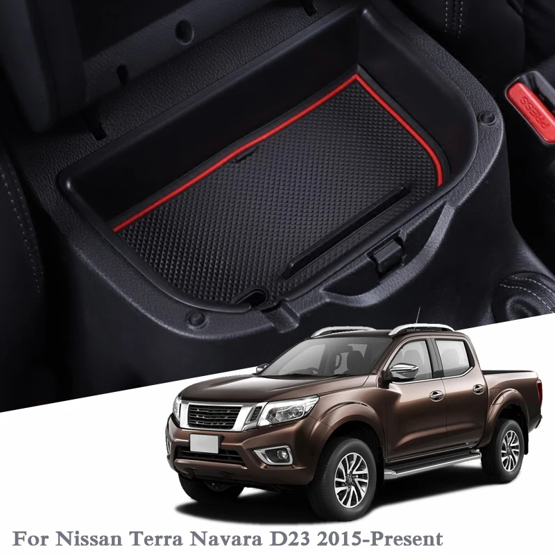 

Car Styling Car Armrest Storage Box For Nissan Terra Navara D23 2015-Present LHD AutoConsole Armrest Frame Box Cover Accessory