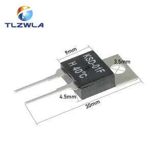 مفتاح حراري مع مستشعر درجة الحرارة ، 40 50 ، 60 ، 70 ، 80 ، 90 ، 100 ، Ganc NC ، مغلق عادة ، أعلى 6 أزياء مبيعا 60 و 70 - No2