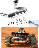 Silence  Exhausted Pipe For  HPI, Rovan KM buggy BAJA 5B  BAJAS rc car parts