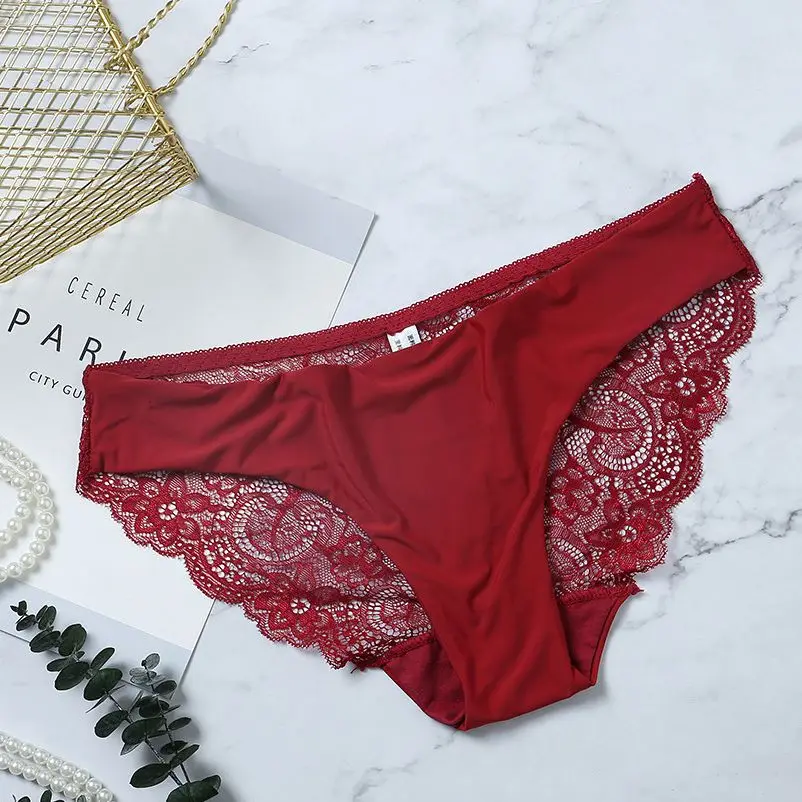 Lace Panties Female Underpants Sexy Panties For Women Briefs Underwear Comfortable Ladies Pantys Lingerie 13 Solid Color