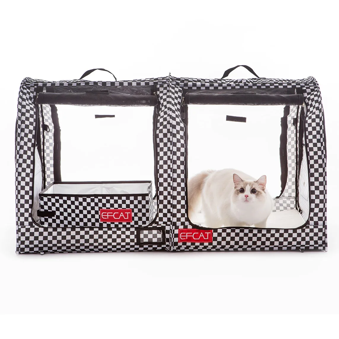 Large Pet Dog Cat Cage Foldable Tent House Cattery Delivery Room Professional Cat Competition Cage