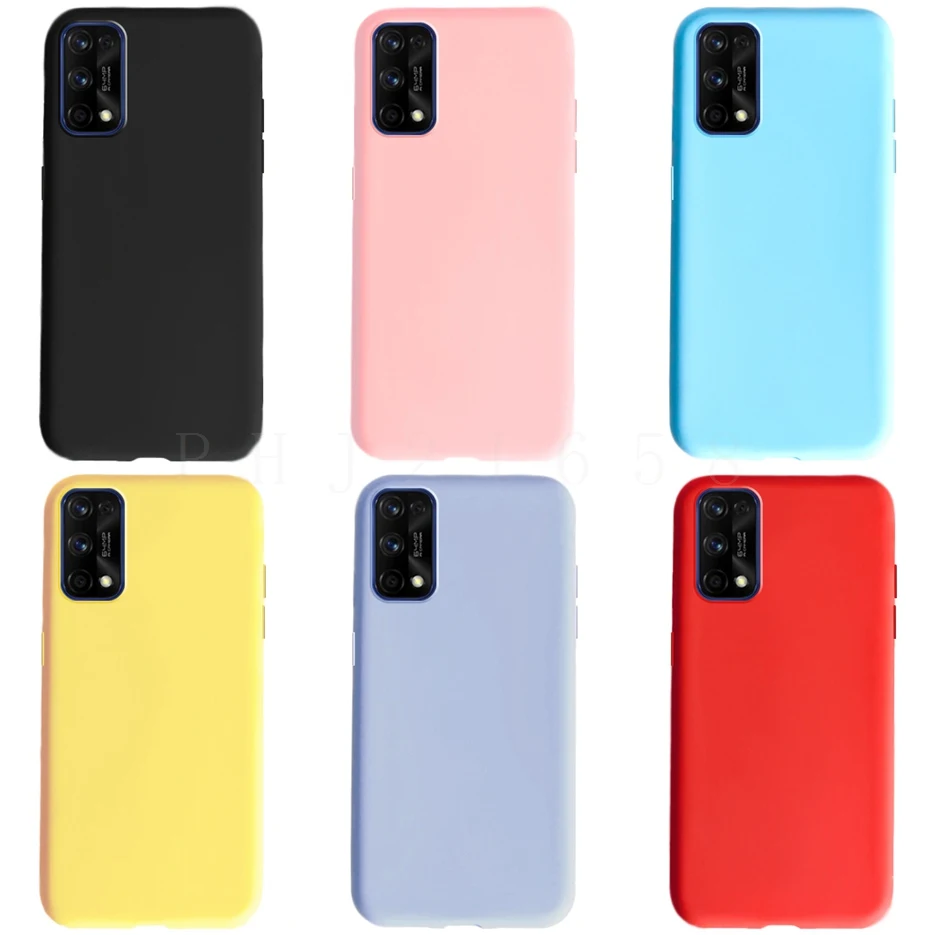 Silicone Case For Realme 7 Pro Case Soft TPU Shockproof Cover For Oppo Realme 7 Pro 7Pro Phone Cases Realme7 Fundas Matte Bumper