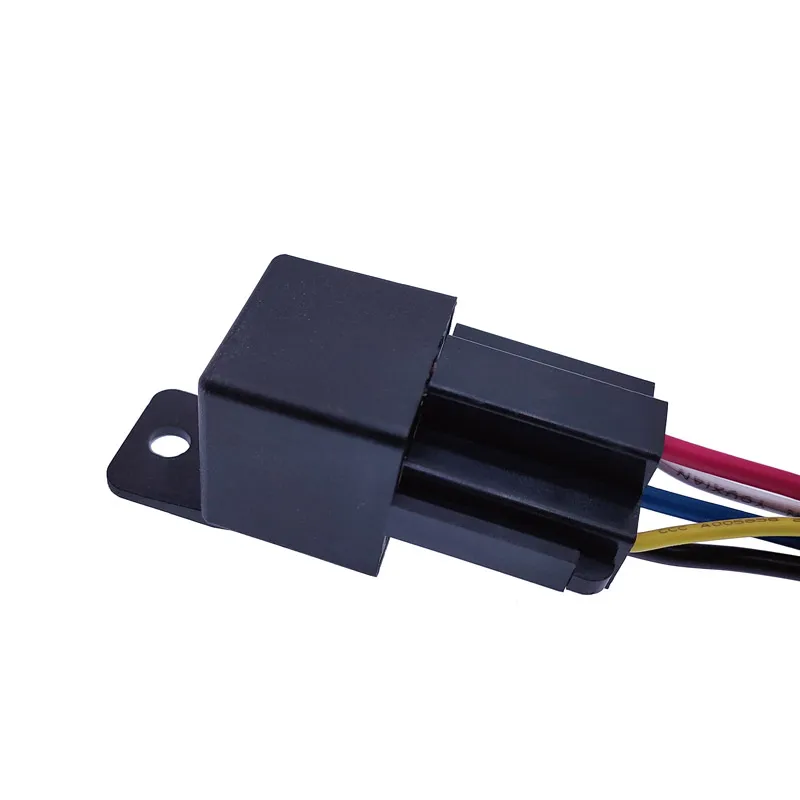 40A Auto Car Relay JD2912 with Mounting Hole 4 Pin 5 Pin DC 12V 24V 36V 48V 72V with Relay Socket Relay JD2912