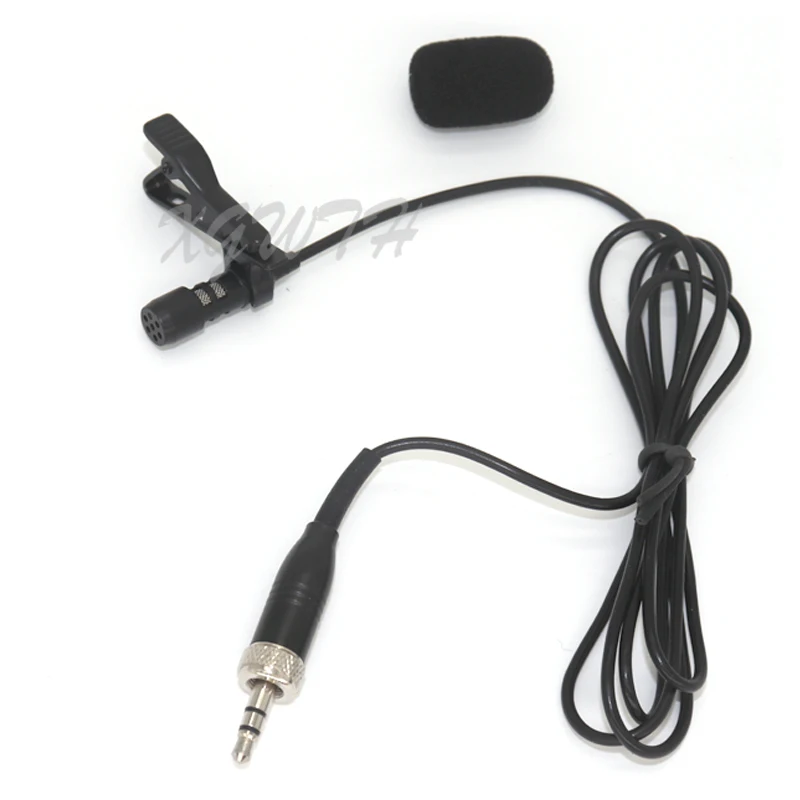 Mini Lavalier Lapel Microphone Cardioid Condenser Mic for Sennheiser G1 G2 G3 G4 Wireless BodyPack Transmitter 1.2m 3.5 mm Lock