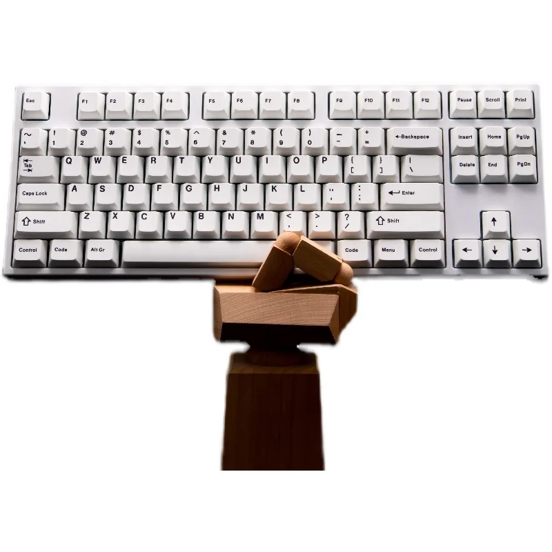 Imagem -05 - Chaves Conjunto Gmk Minimall Keycaps Pbt Tintura Subbed Chave Tampões Cherry Perfil Minimalista Branco Keycap com 3u 6u 6.5u Barra de Espaço 140