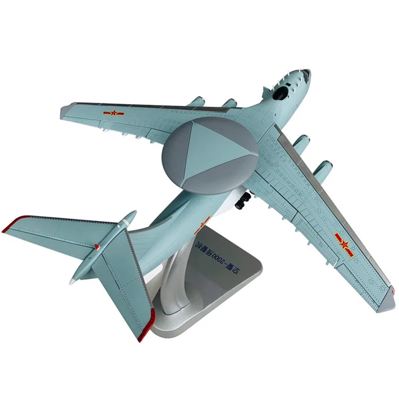 

1/130 Scale Alloy Aircraft Air Early Warning KongJing 2000 AEW KJ2000 Mainring Plane Model Toys Children Kids Gift for Collectio