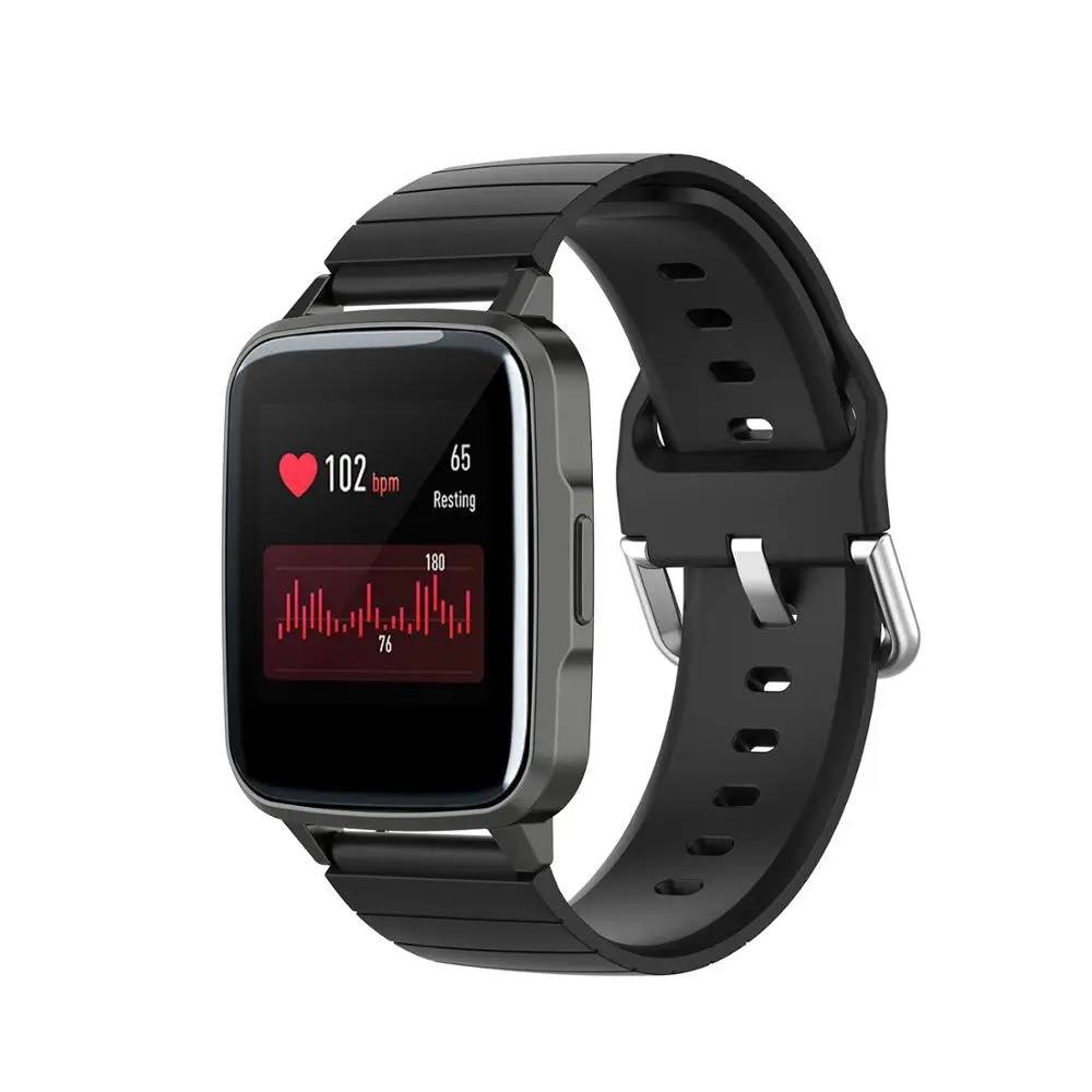 AKBNSTED-Correa deportiva de silicona suave para reloj inteligente, colorida, para Xiaomi Haylou LS01, repuesto de pulsera para Haylou LS01