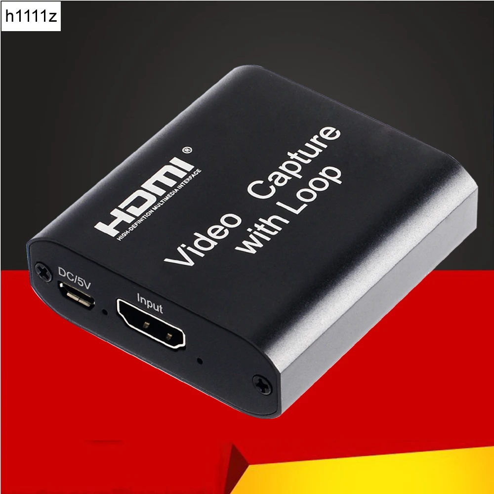 

NEW HD 1080P 4K HDMI Video Capture Card HDMI To USB 2.0 Video Capture Board Game Record Live Streaming Broadcast Local Loop Out