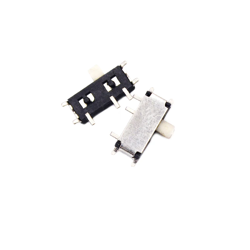 Mini interruptor de palanca de microdeslizamiento Horizontal en miniatura, MSK-12C01-07 SMD de 7 pines, MSK-12C01, 2 posiciones, On-OFF, 1P2T H =