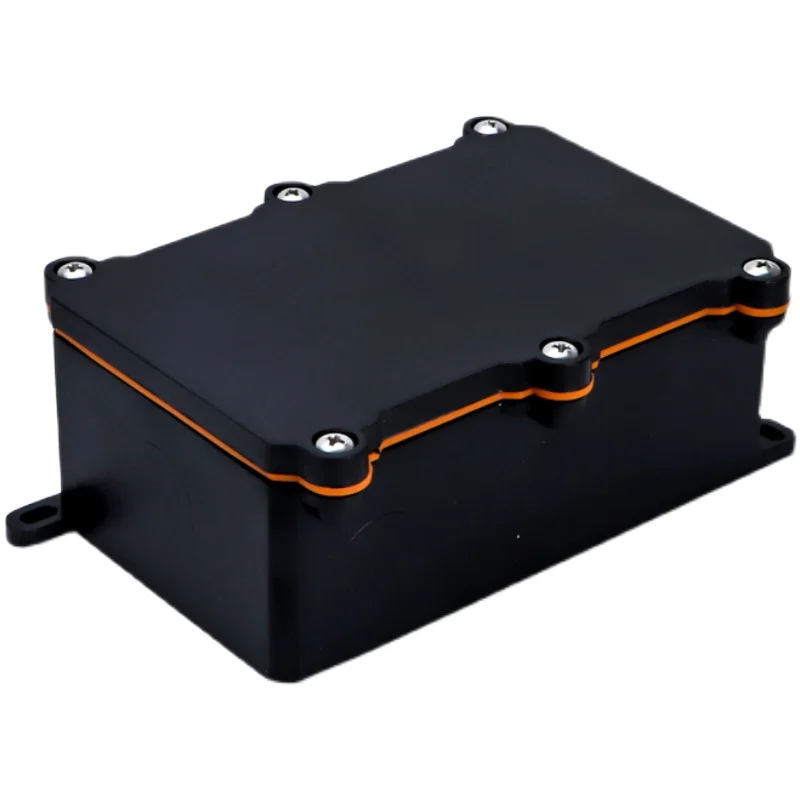 Waterproof IP68 Case Black Plastic Junction Box Sunproof Electrical Project Case Instrument Fire Retardant Junction Box Housing