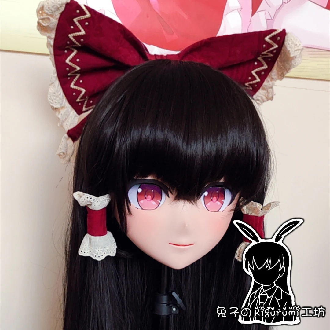 (RB0710)Customize Full Head Resin Cartoon Cosplay Japanese Character Anime Role Play Crossdress Kigurumi Mask With Back Shell