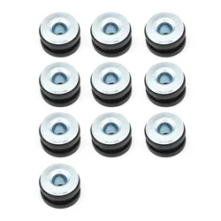 Artudatech NEW 10Pcs M6 Motorcycle Side Panel Rubbers / Grommets Bolt Kit Fit for Yamaha Motor Parts