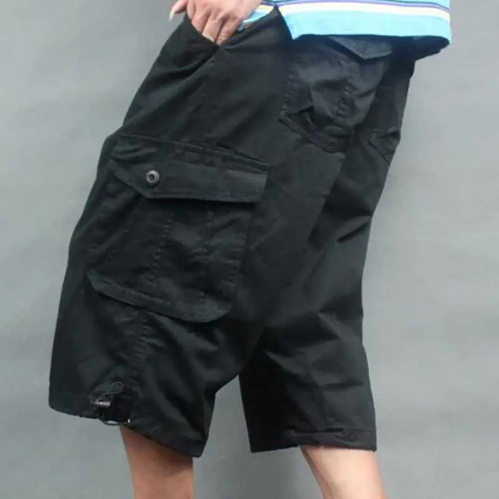 Plus Size 8XL Cargo Shorts for Men Summer Casual Cotton Loose Baggy Board Shorts Hip Hop Shorts Man Clothing