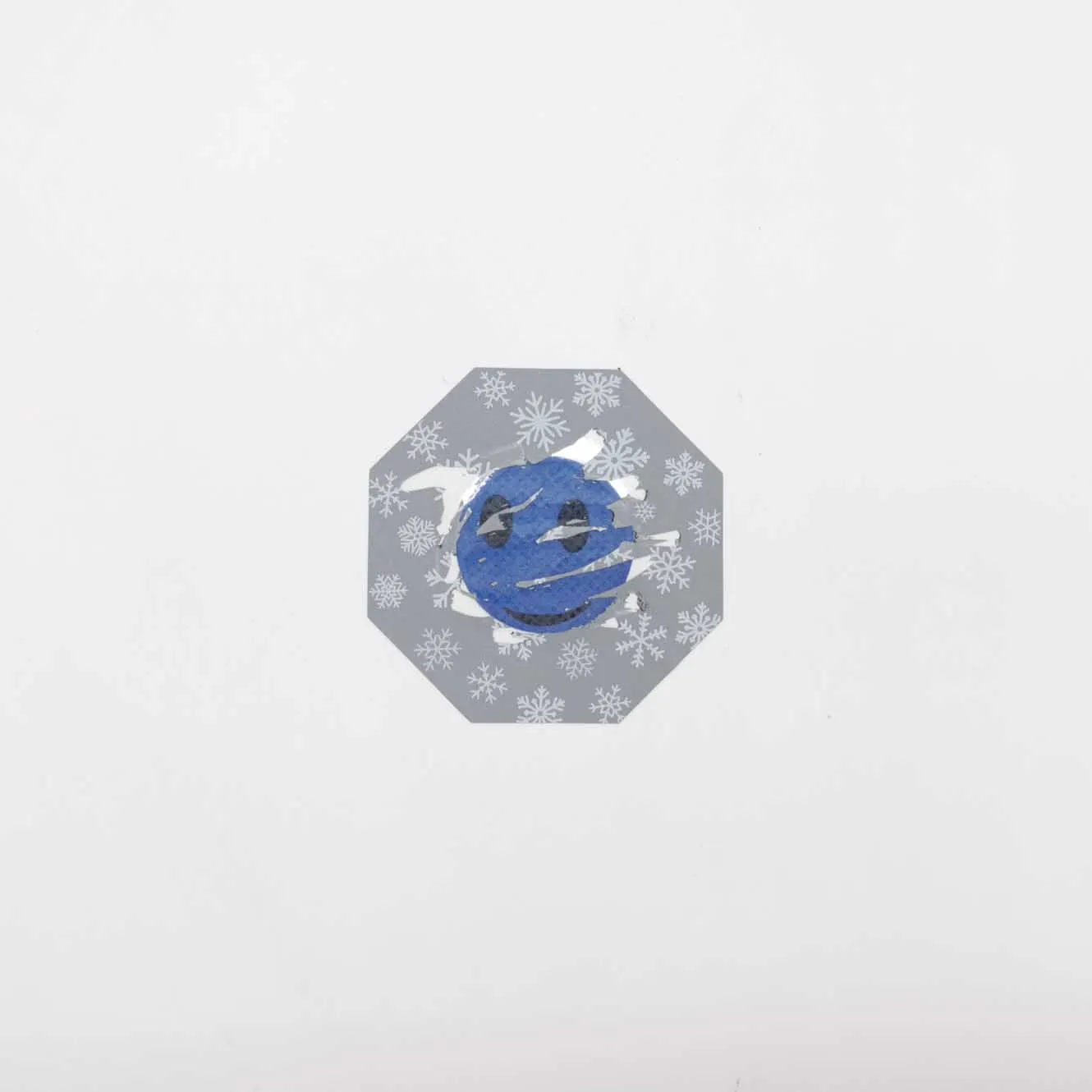 50Pcs  56.3*56.3mm Regular Octagon Scratch Off Stickers 2.2”Inch Grey Snow Blank For Secret Code Cover Home Game Wedding Message