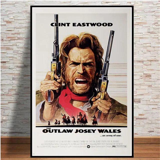 LIANGFANG Poster Clint Eastwood Sur Toile - Set De 9 Pièces Décoration Murale Moderne 20x30cm