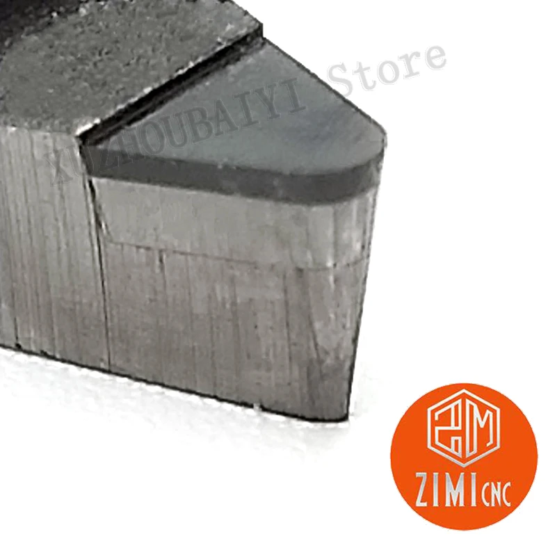 Imagem -03 - Ferramenta de Corte Cnc de Lâmina de Diamante Policristalina 50 Peças Vcgt160402 Pcd Vcmt160402 Pcd Vcgw160402 Pcd Ferramenta de Corte de Torno para Usinagem de Alumínio