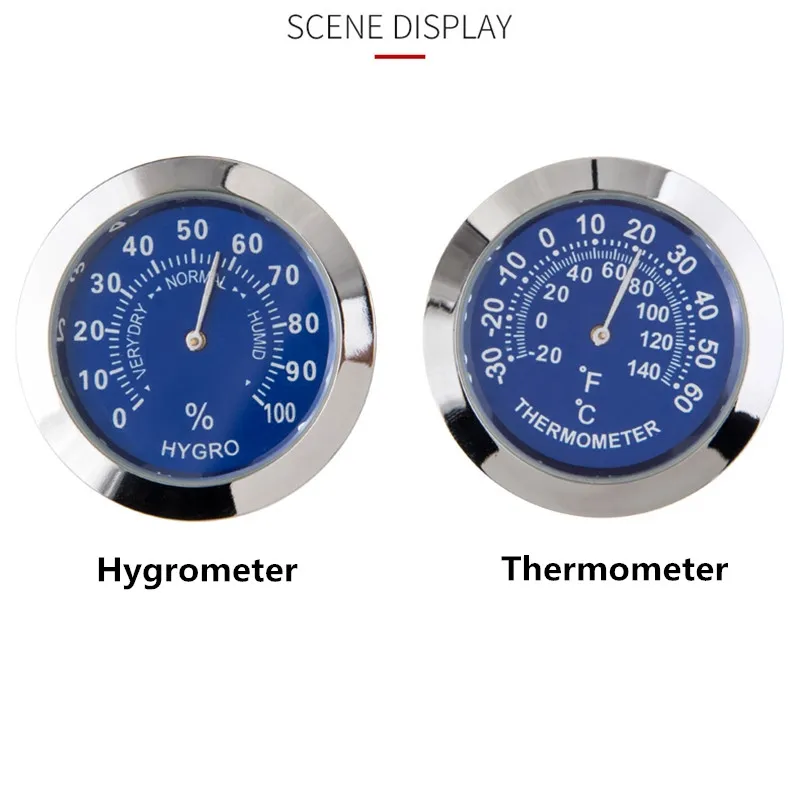 

Mini Car Accessories Thermometer Hygrometer Home Automobiles Interior Decoration Refrigerator Temperature And Humidity Meter