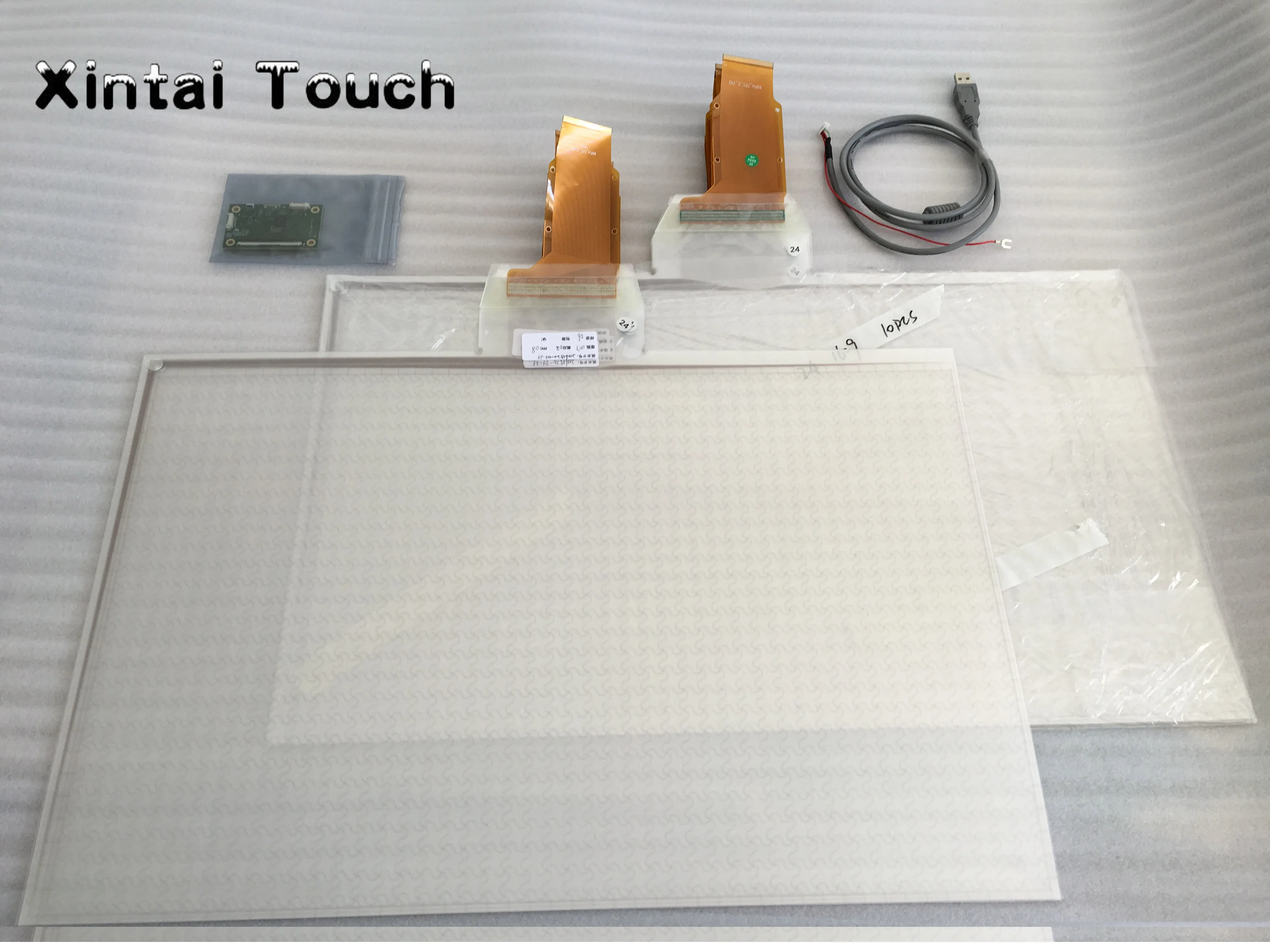 High Quality 23.6 inch Interactive Touch Foil, truly 10 points Transparent Capacitive Multi-Touch Foil Film