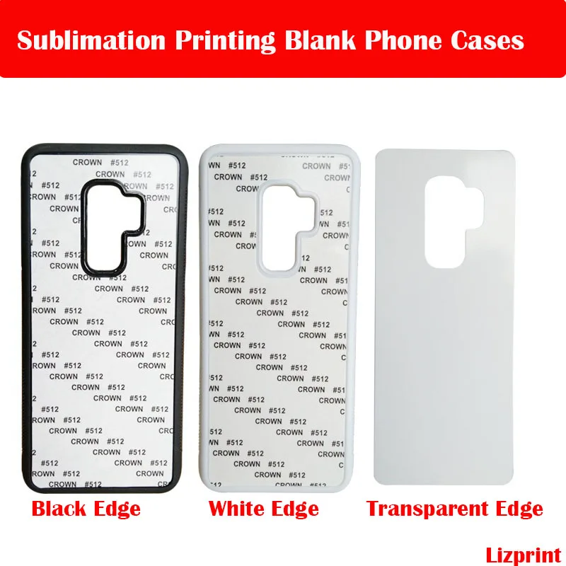 200pcs Sublimation Blanks  2D TPU +PC Phone Cases for Iphone Samsung Xiaomi Honor Nova Huawei Oppo Vivo Heat transfer printing