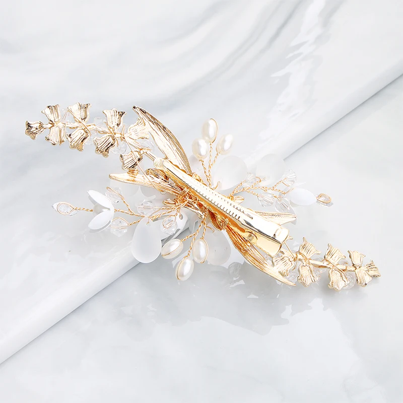 Miallo Fashion Wedding Hair Clips Flowers Bridal Hair Jewelry Accessories Handmade Hair Ornaments Headpieces Bridesmaid Gift