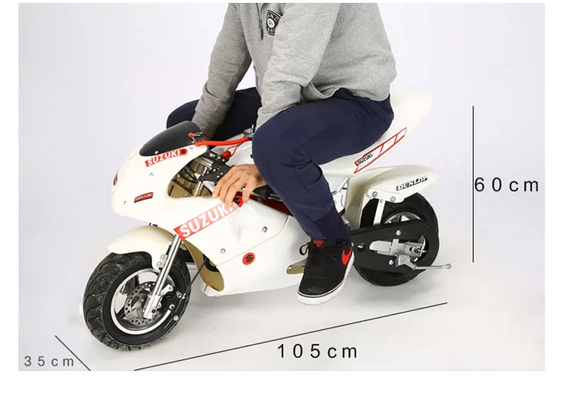 TT New Mini Motorcycle 49cc Children\'s Electric Fuel Small Motorcycle Gasoline Adult Small Sports Car Motorcycle