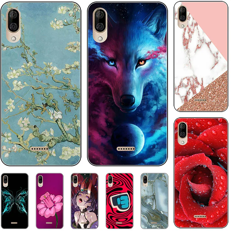 Милый модный Мягкий силиконовый чехол для Wiko Y80 Y 80 чехол Чехлы бамперы для Wiko Y80 Y 80 5,99 дюймов чехол для смартфона Coque