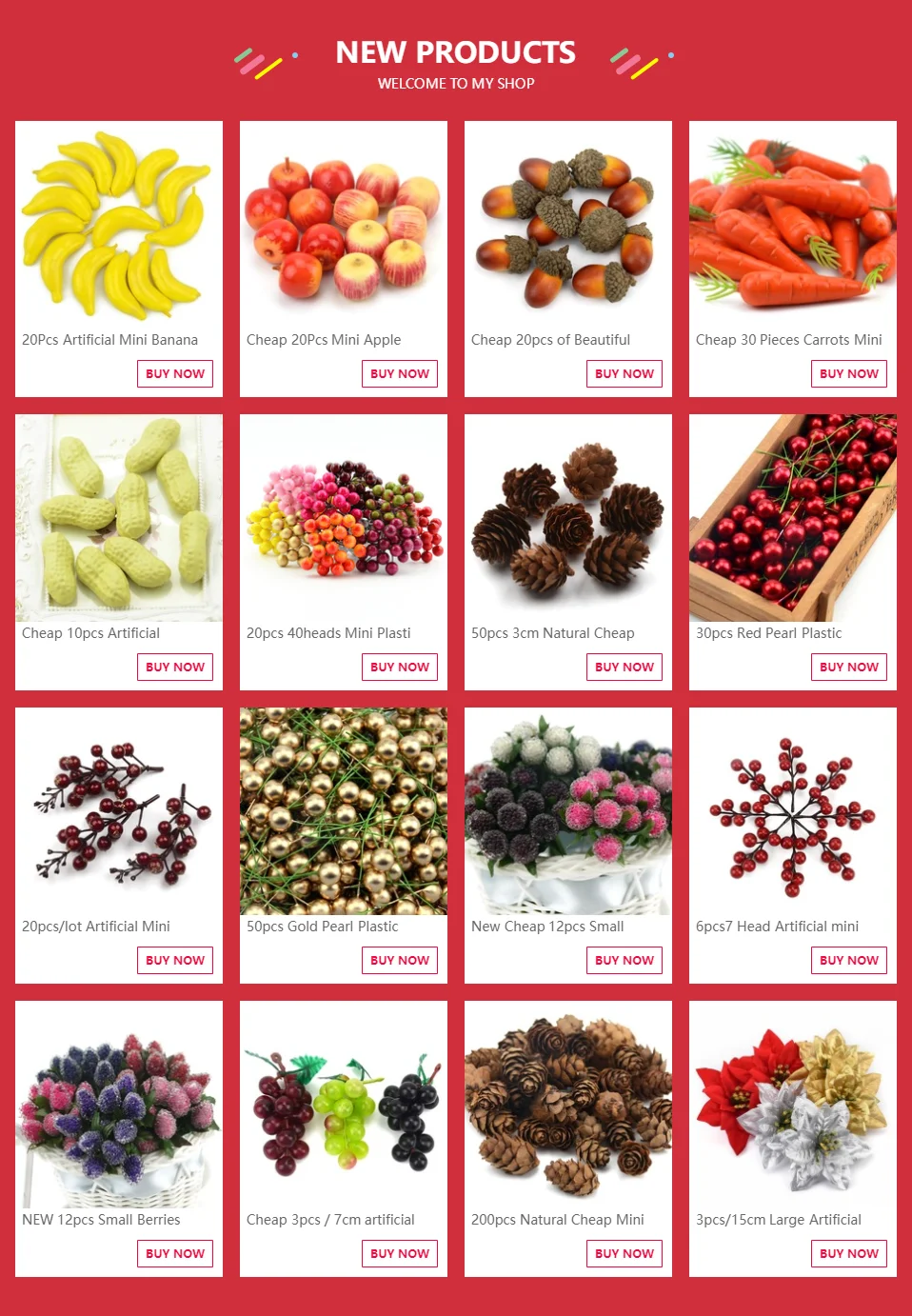 Günstige 20Pcs Mini Apple dekoration Künstliche Party Weihnachten Hochzeit Hause Eingerichtet Kognitiven Spielzeug Simulation Schaum Berry – Detail 1