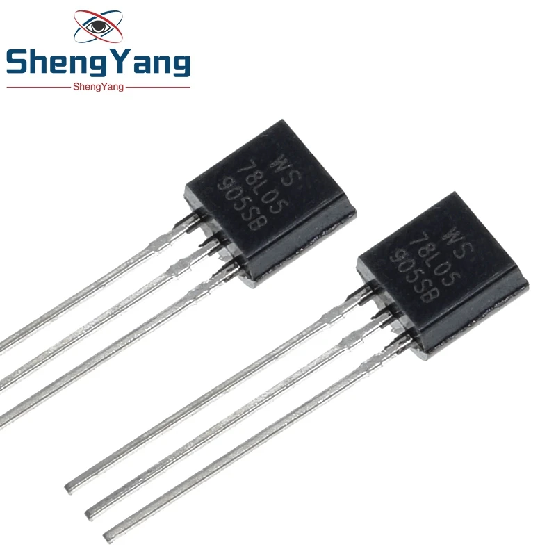 

TZT 50pcs 78L05 L78L05 Linear Voltage Regulators 5.0V 0.1A Positive TO-92 new original