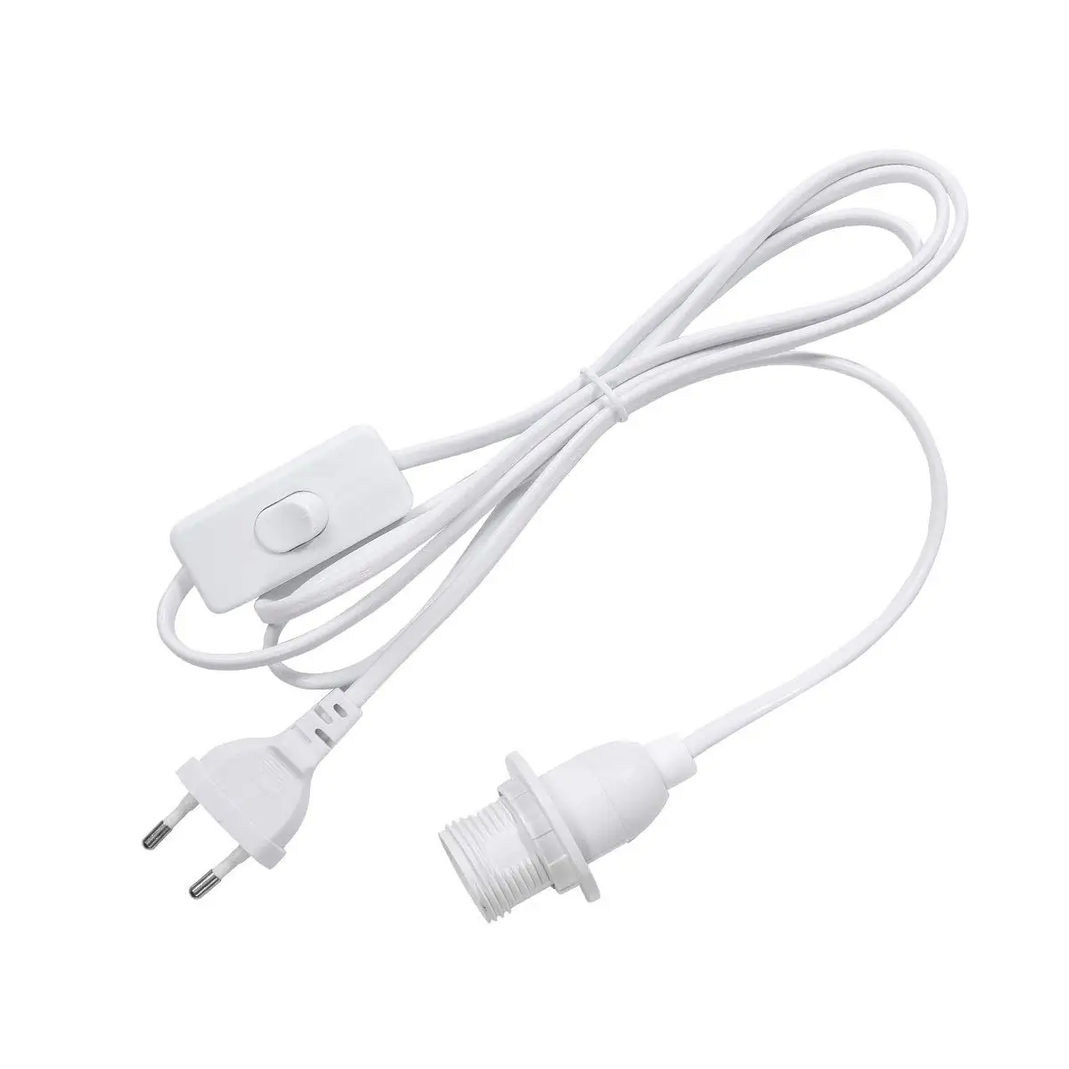 Lampensockelhalter, Netzkabel, 1,8 m, E27, EU-Hängeanhänger, LED-Leuchte, Lampenfassung, Kabeladapter mit Schalter, 220 V