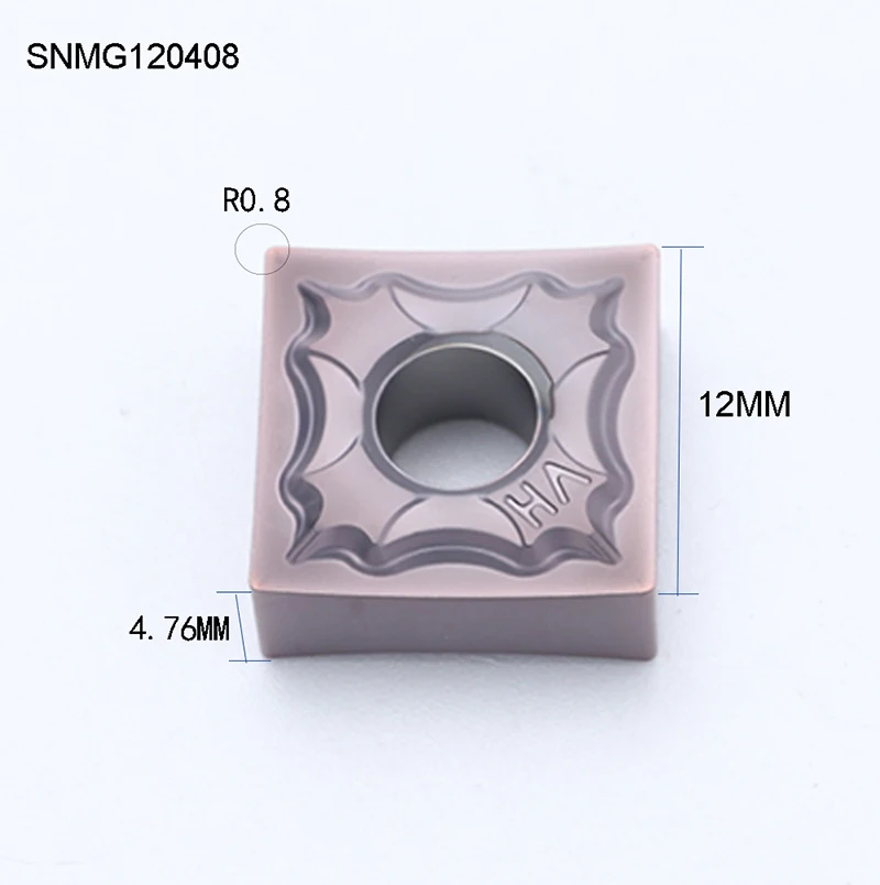 Insert 100% Original High Quality SNMG120404 SNMG120408 HA PC9030 CNC External Turning Tool Carbide Insert for Stainless Steel