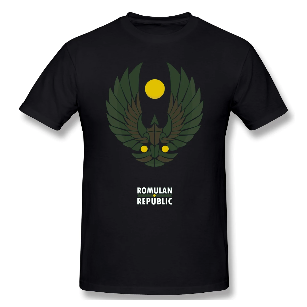 Man Trek And The Stars - Romulan Republic  Borg, Star Discovery, Rbpartnerprogram, Fifth Sun fitness Funny T-shirts