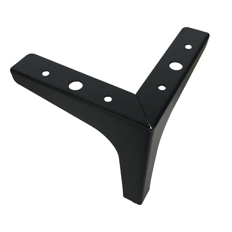 4pcs Mobili In Metallo Regolabile in Altezza Gambe Nero per Mobili Piedini di Livellamento Divano Gambe del Tavolo Sedia Ferramenteria E Attrezzi Accessori