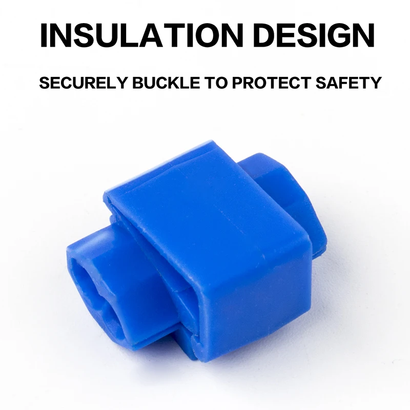 Scotch Lock Electric Wire Cable Connectors Quick Splice Terminals Crimp Non Destructive Without Breaking Line AWG 22-18