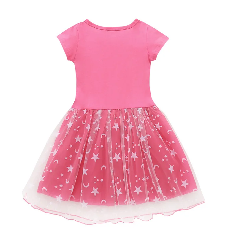 2021 New Summer Girls Dora Dress Birthday Party Princess Dress Halloween Christmas Costume Children Toddler Children days Dress