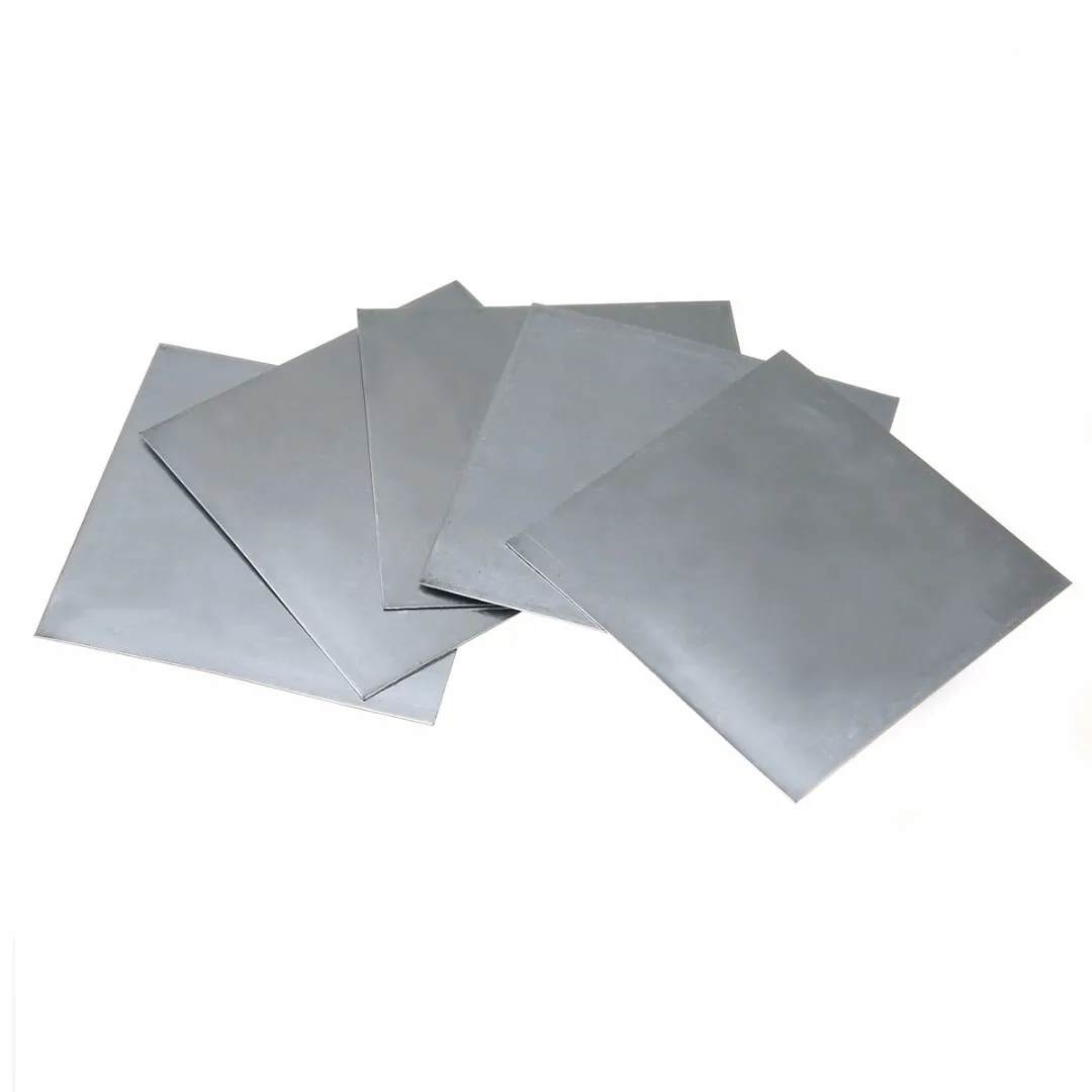 5 sztuk nowa niebiesko-biała blacha ocynkowana o wysokiej czystości 99.9% czysta blacha cynkowa do laboratorium naukowego 140x140x0.2mm