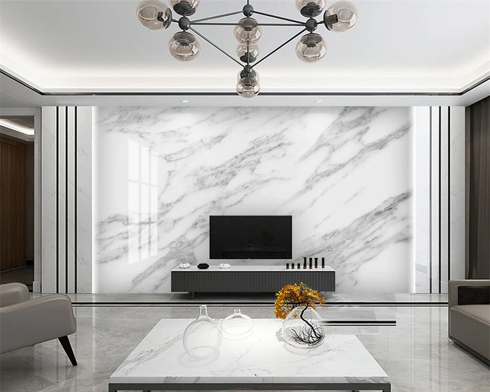 

Beibehang индивидуальный современный новый каменный узор плита джаз белый мрамор узор каменная плита фон papel de parede обои