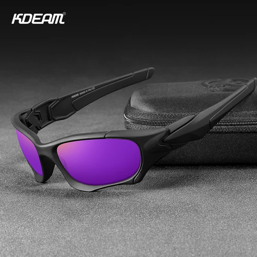 KDEAM-gafas de sol polarizadas para hombre y mujer, lentes deportivas con protección para conducir, con brazo fuerte