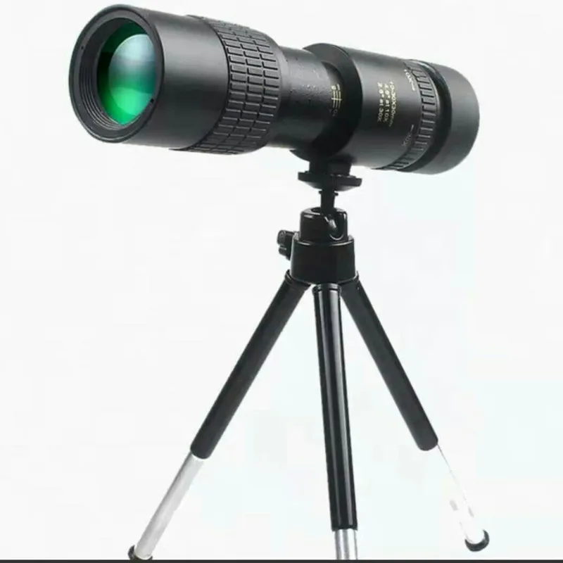 Maifeng 8-40x40 Monocular Telescope Compact Retractable Zoom Waterproof Bak4 Professional HD ED Glass With Tripod Phone Clip