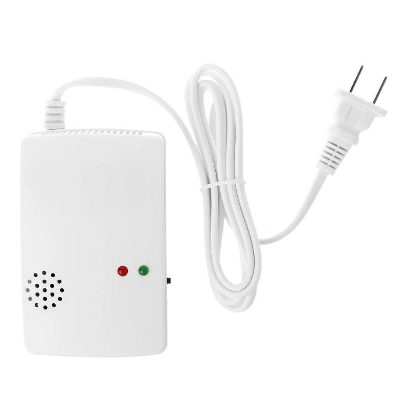M2EC Natural Gas Leak Detector Methane Gas Leak Sniffer Gas Leak & Alarm with Sound & LED Light Visual Alarm