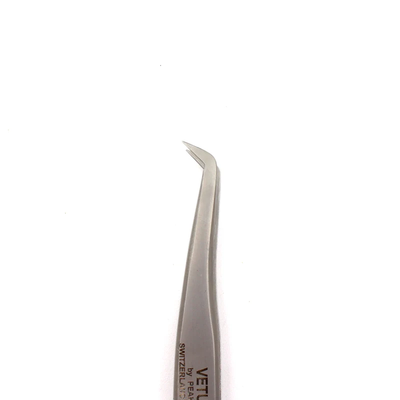 VETUS Original MSA-6B Tweezers Hyperfine High Precision Corrosion-resistant for Volume Eyelashes Extensions 100% Genuine