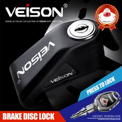 VEISON disc brake lock brake lock motorcycle anti-theft lock waterproof scooter mountain bike lock safety brake disc lock