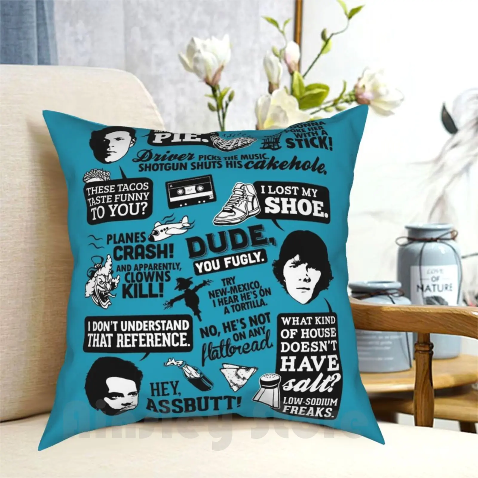 Driver Picks The Music Pillow Case Printed Home Soft Throw Pillow Supernatural Spn Dean Winchester Sam Winchester