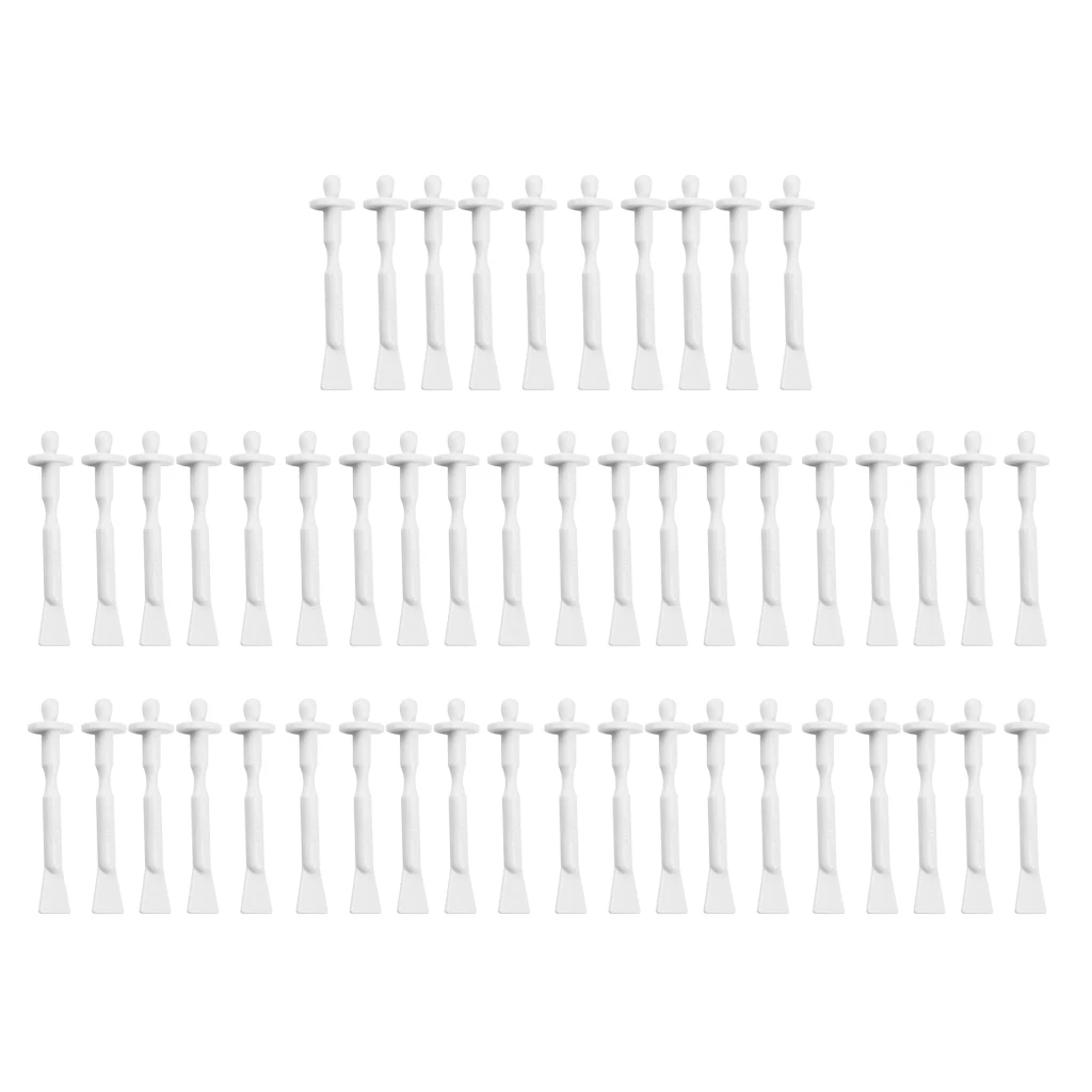 50 חתיכות האף שעווה רצועות עבור נחירי אוזן שערות גבות שיער פנים הסרת-האף ניקוי מקל יופי סלון