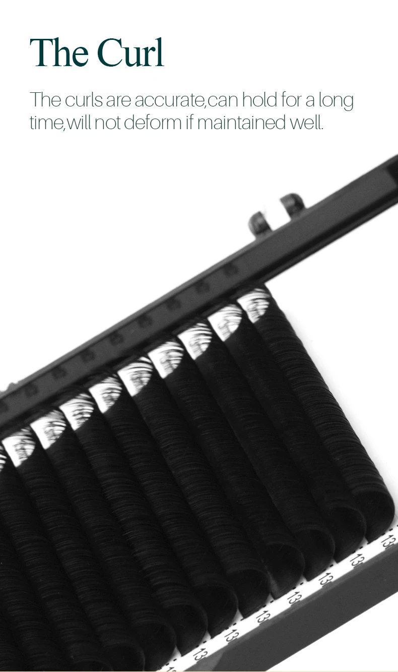 H&L SINCE 1990 20 Reihen Einzelwimpernverlängerung Wimpern Maquiagem Cilios für weiche, natürliche künstliche Nerzwimpern für – Detail 7