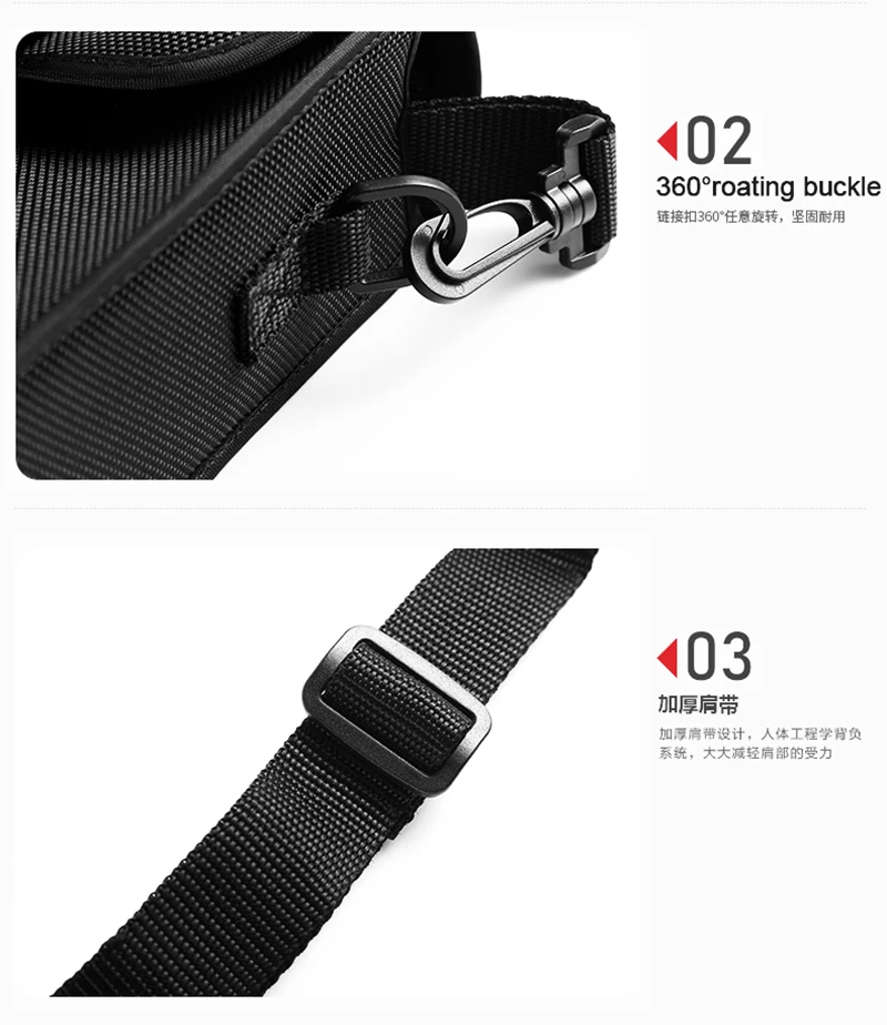 32/42/50mm Fernglas Tasche Tragbare Kamera Tasche Wasserdichte Monokulare Tasche Schulter/Umhängetaschen Fernglas Gurt – Detail 13