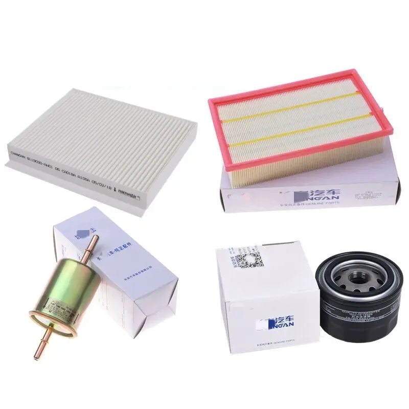 4PCS/SET Filter set for CHANGAN CS55 Air filter+oil filter+fuel filter+Air conditioning filter 1109190-AW02