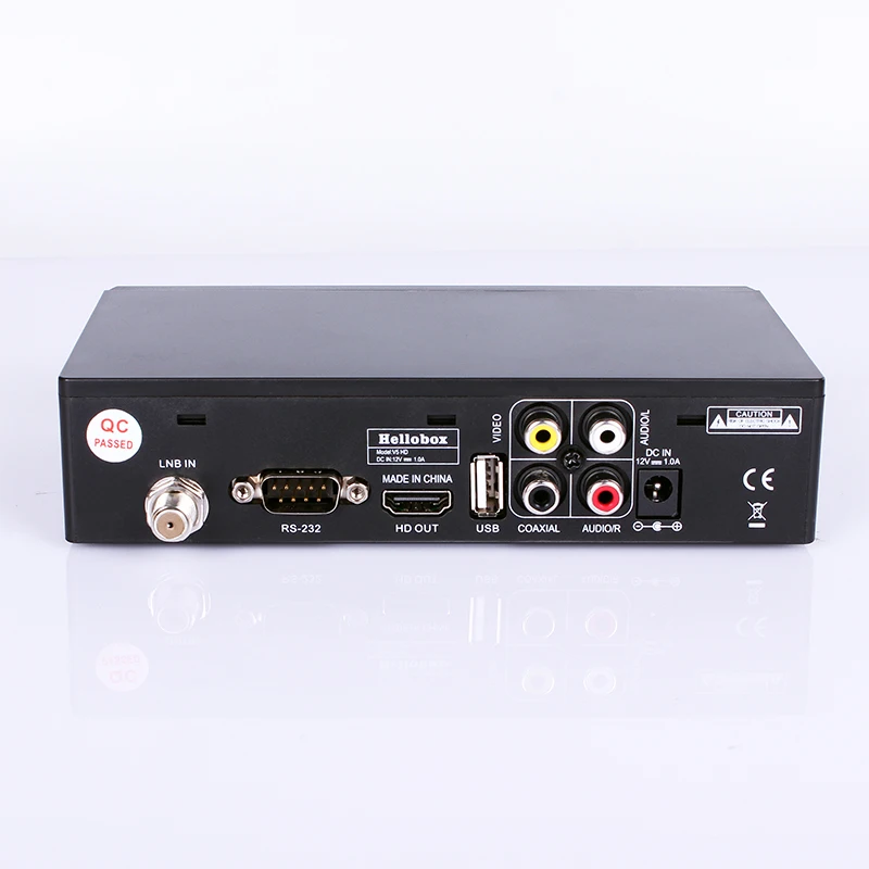 Hellobox6 Satellite Receiver 1080P Support MultiStream/T2MI TV BOX Decoder HD Digital DVB S2 Tuner H.265 HEVC Receptor