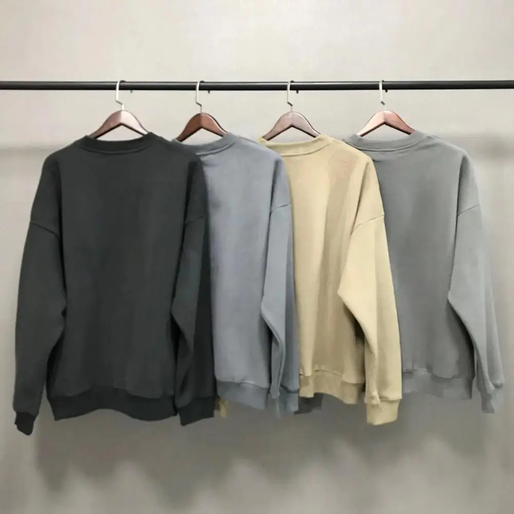 Solid Season 6 Sweatshirts 20FW Men Women Kanye West Hoodie Velvet Cotton Season Series Hoodies Inside Tag Oversized